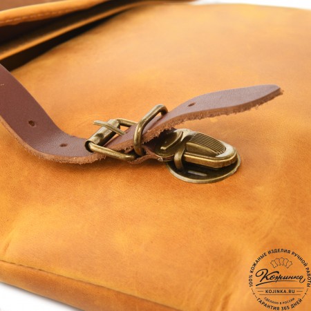 Кожаный рюкзак "Vogue" (рыжий крейзи)